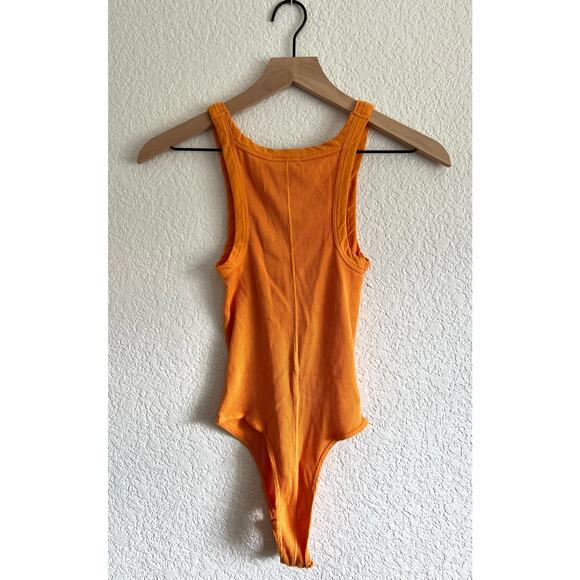 Revolve Re/Done x Hanes Ribbed Tank Bodysuit - Size Small - NWT - Picture 6 of 7